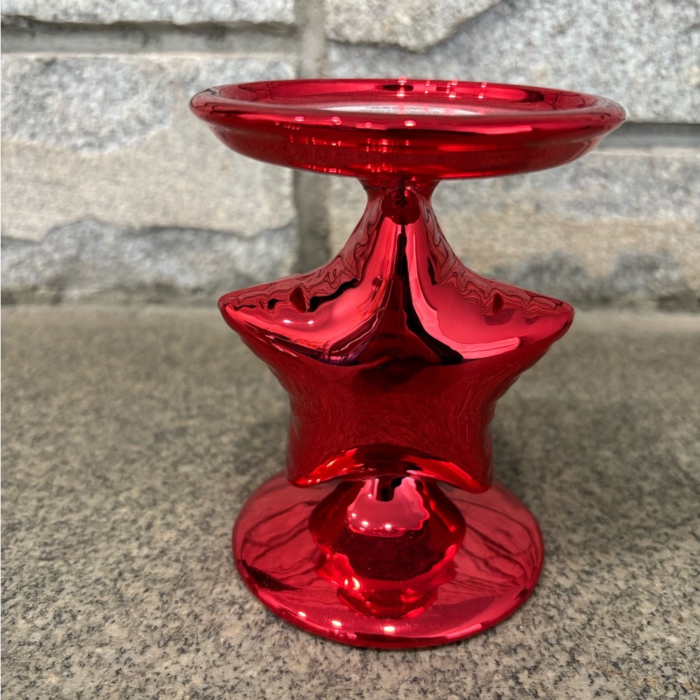 NWT Bath & Body Works Red, White, & Blue Single Wick Star Holders (3pc Bundle) - Picture 3 of 8